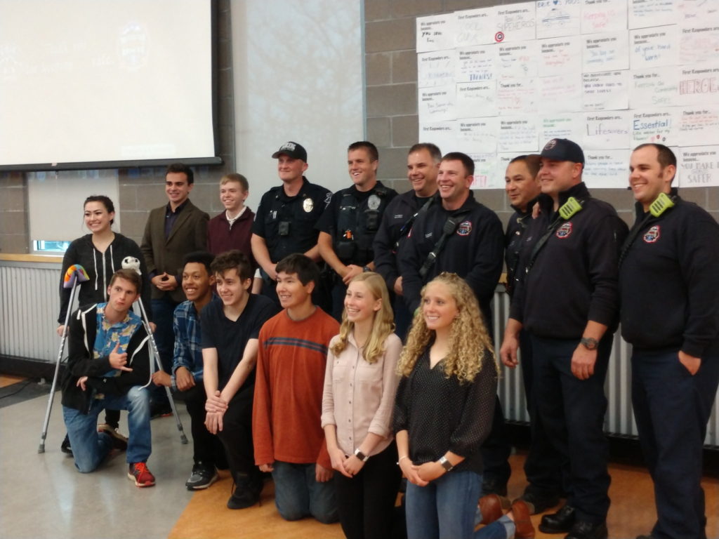 Interact honoring First Responders Event